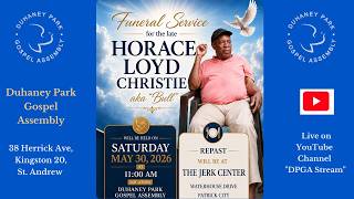 Thanksgiving Service for the Life of Mr. Horace Christie  | May 30, 2026 @ 11:00 a.m.