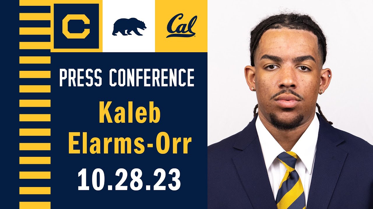 Cal Football: Kaleb Elarms-Orr Post-Game Press Conference (10.28.23 vs ...