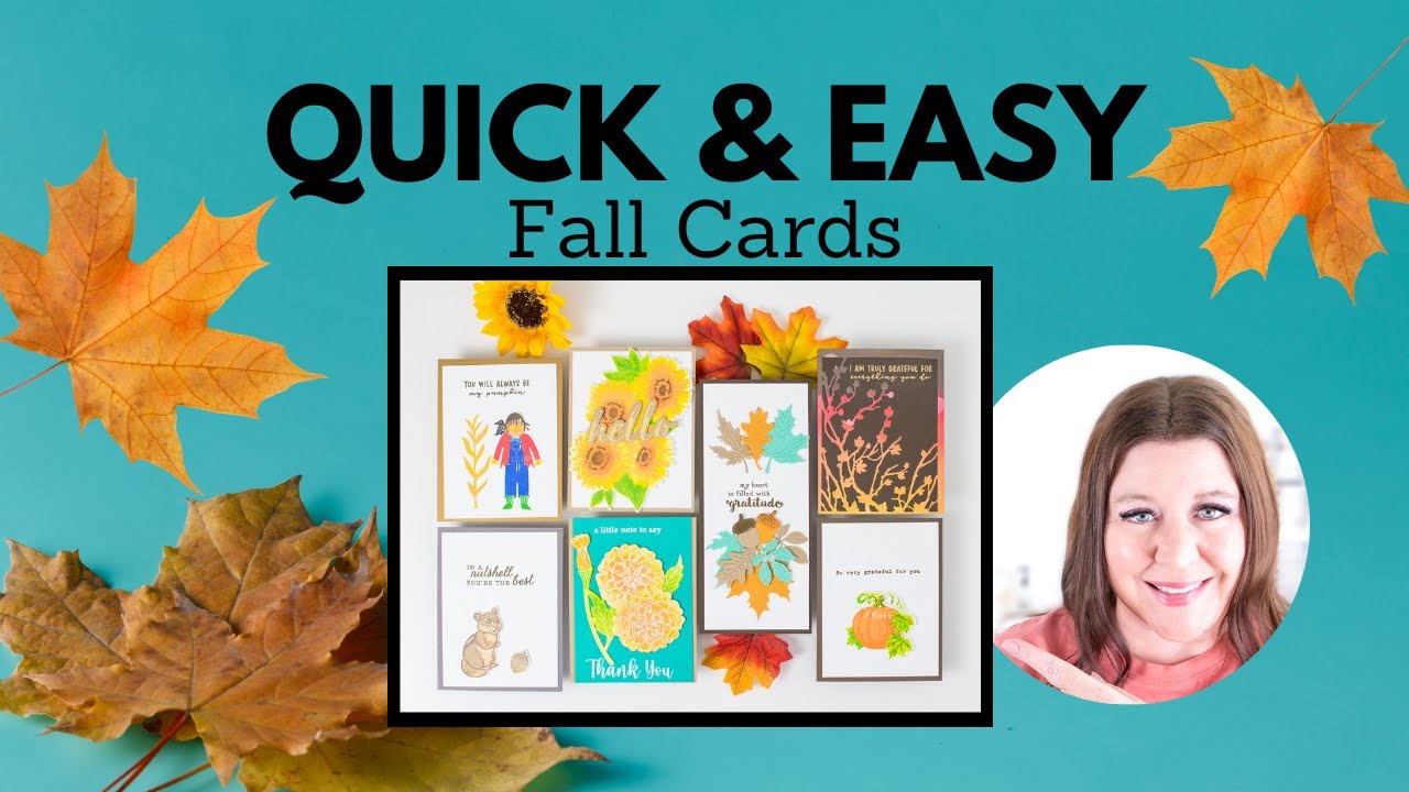 Quick and Easy Fall Cards - Hero Arts September 2021