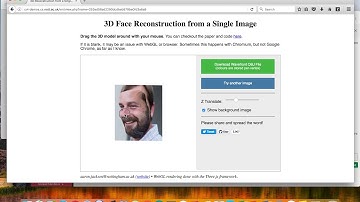 3D model of your face from a single JPG image (python and ML)