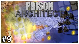 Prison Architect - #9 - Fire, Water & Electricity - Let's Play / Gameplay / Construction