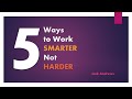 5 Ways to Work Smarter Not Harder at Sports Betting - ENTIRE Webcast - Tips for all sports bettors