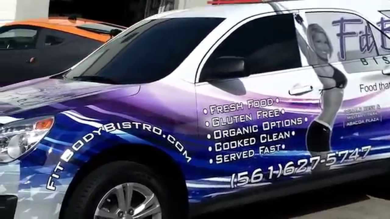 Car Wrap Graphics Jupiter Florida Fit Body Bistro YouTube
