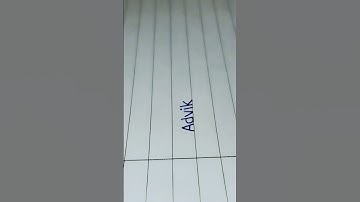 Comment your name||  Advik Name Art #calligraphy