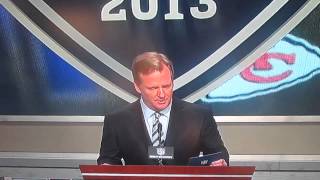 RAW VIDEO Eric Fisher Drafted by Kansas City Chiefs #1 Overall in 2013 NFL Draft