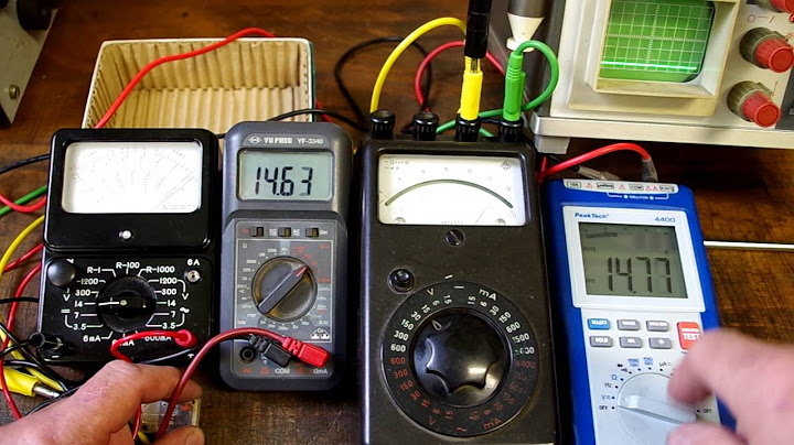 Unterschied zwischen analogen und digitalen Messgeräten