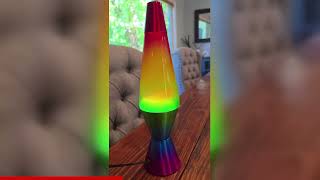 Schylling Lava Lamp - Awesome rainbow design or choose your color! #lavalamp #retro #retrovibes