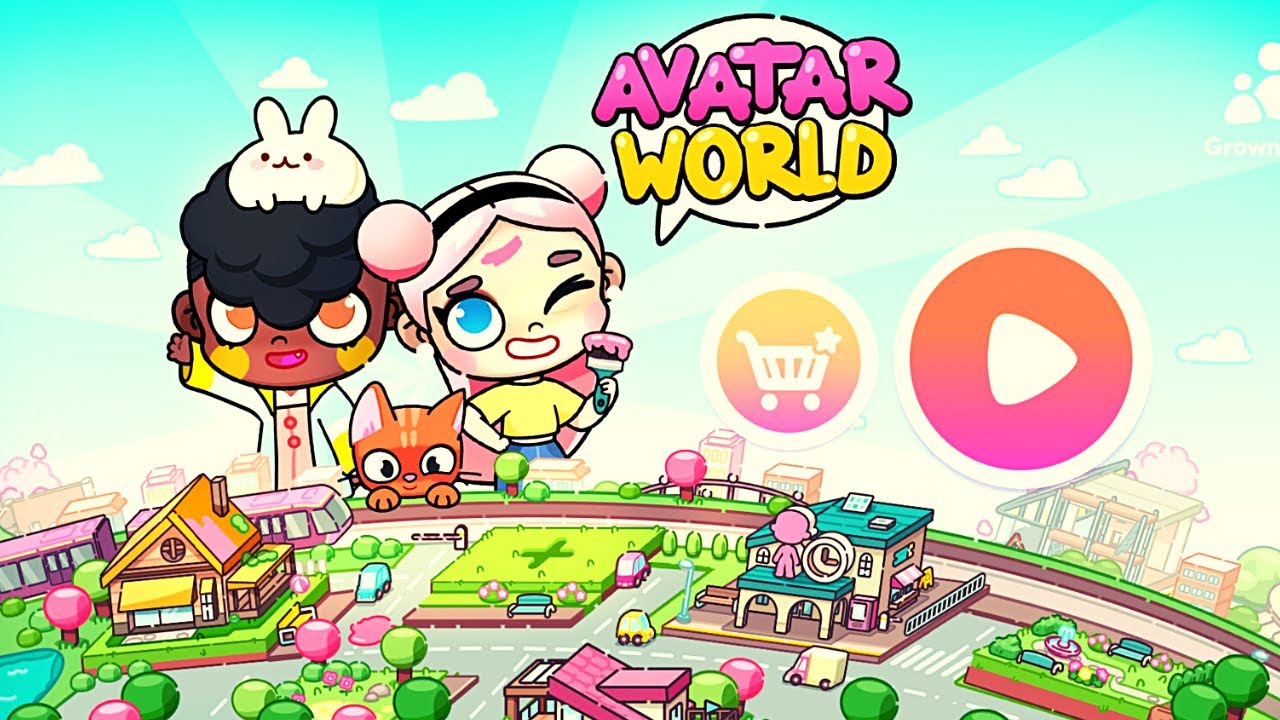 Primeira vez jogando AVATAR WORLD - AVATAR WORLD HISTORIA