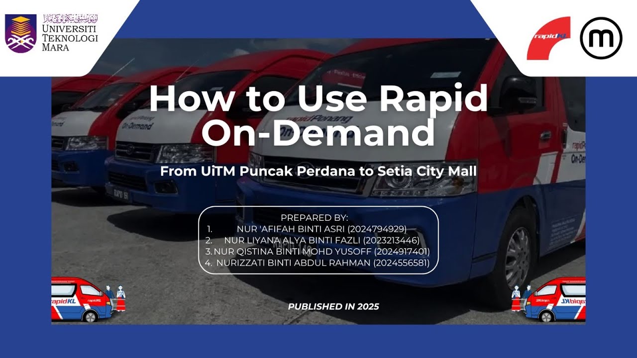 How to Use RapidKL On-Demand