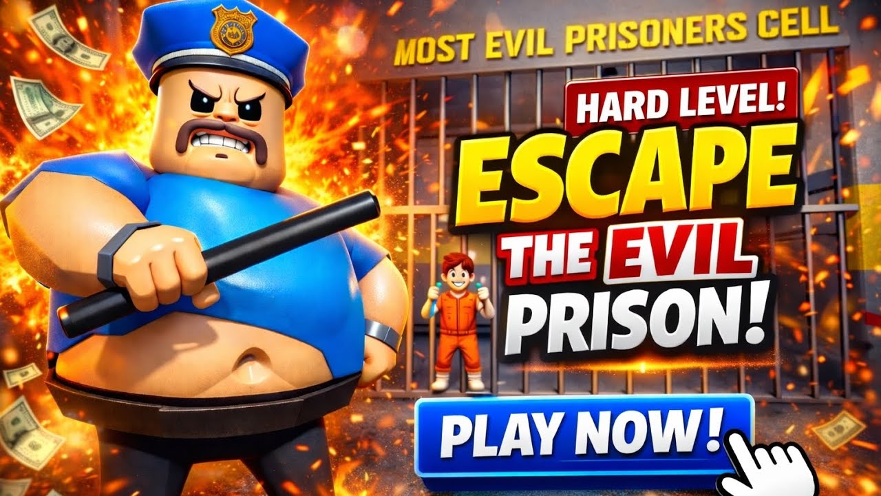 Roblox Prison Escape HARD LEVEL 🔥 | Most Evil Prison Challenge