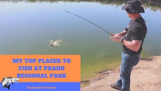 My Top Places to Fish at Prado Regional Park