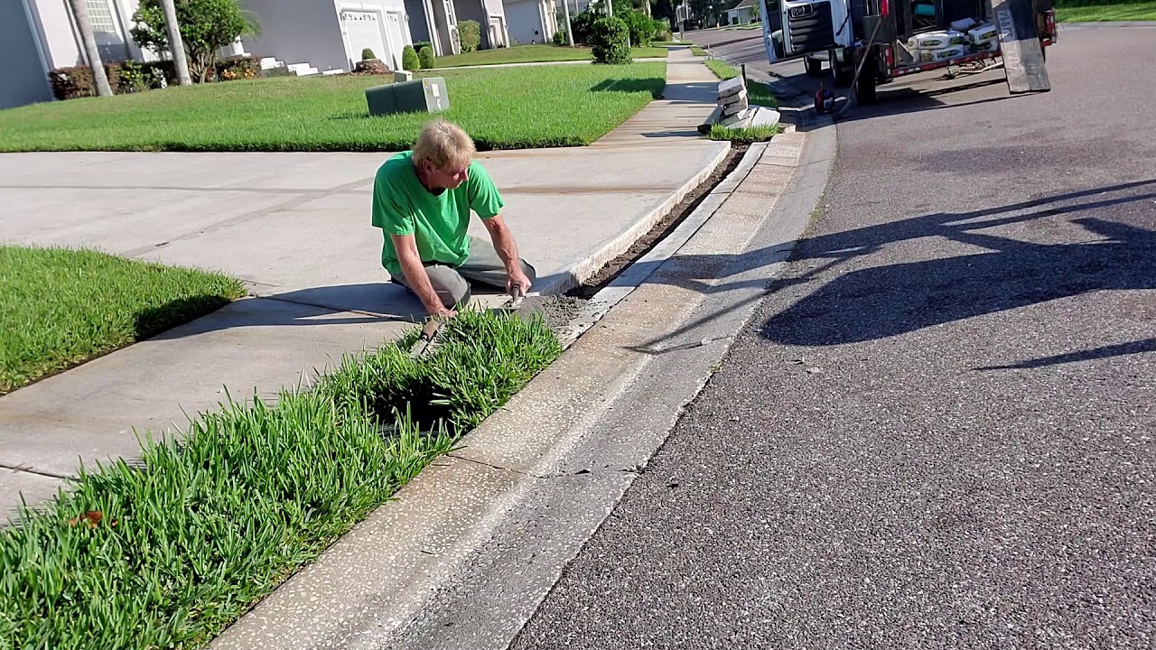 Drains Driveway Break Out Concrete and Pour New, Apple Drains YouTube