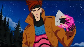 Gambit action scenes from the cartoons Compilation(19922024)