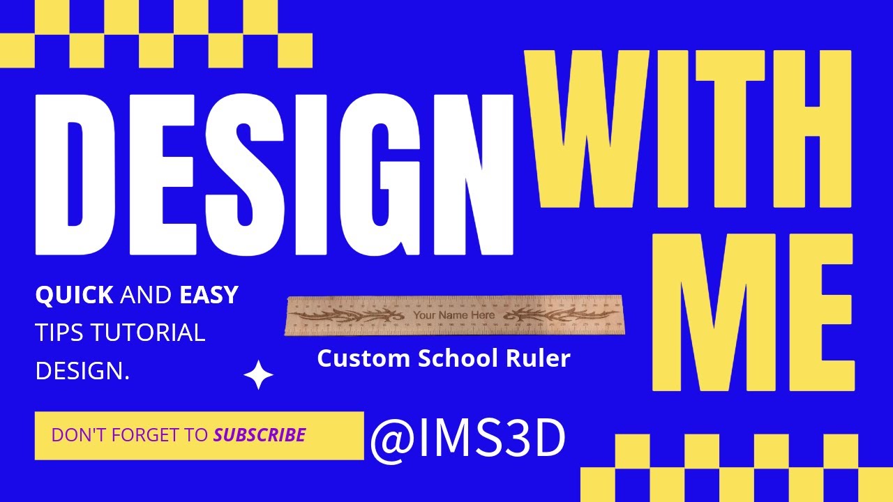 How to Design and Laser Engrave a Custom Ruler with LightBurn and ...