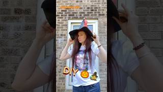 Halloween costume diy hat 🧙‍♀️ #diycrafts #handmade #halloween #halloweencostume #diy #shorts