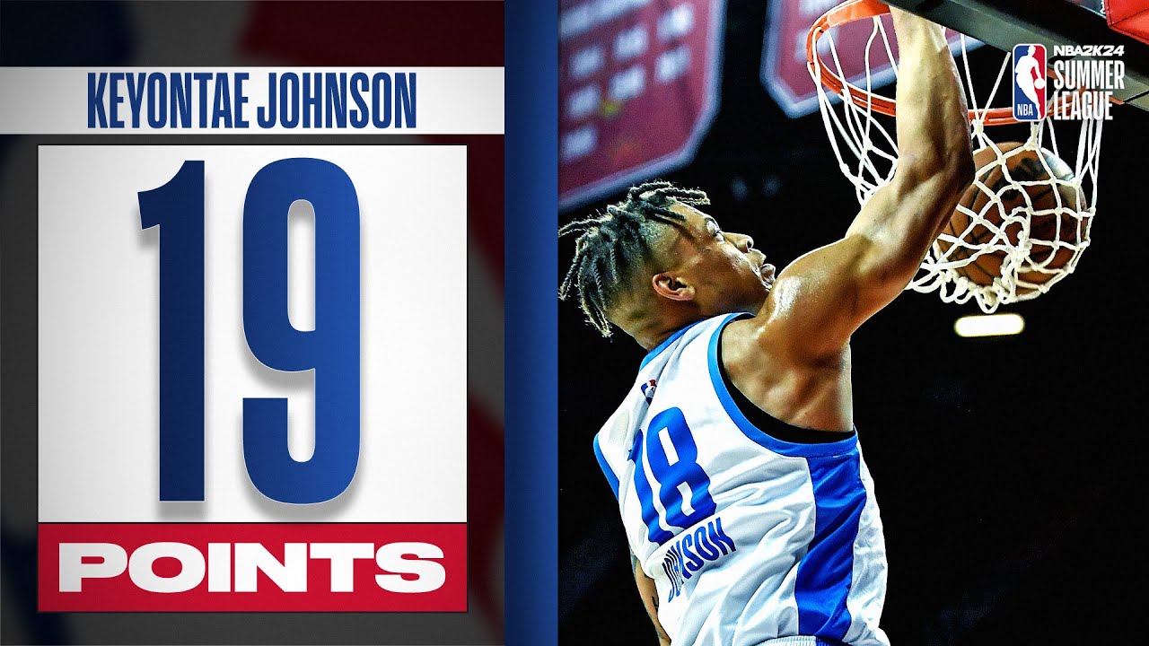 Thunder Pick Keyontae Johnson Shines In Summer League vs Rockets!