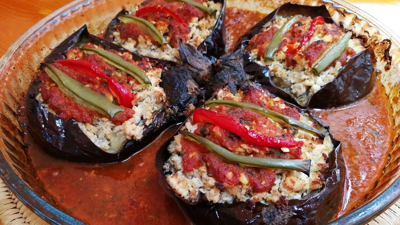 Eggplant recipe with chicken breast 😋 Grilled Eggplant 🍆 Eggplant