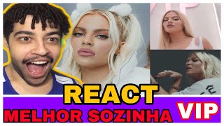 REAGINDO- Luisa Sonza - VIP (6Lack) + Melhor Sozinha (Official Video) REACT / REACTION | EDY KENDALL