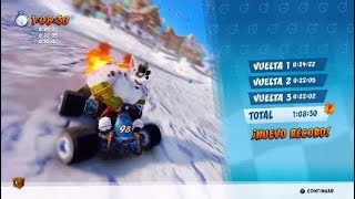 CTR - Blizzard Bluff / 1:08:30 +  21:85 Lap