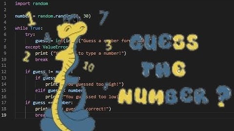 How to make a number guessing game with  Python