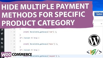 How to Hide Multiple Payment Gateway for Specific Product Category in WooCommerce | cod | paypal