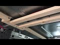 Mercedes Vito W639 ceiling frame campervan build
