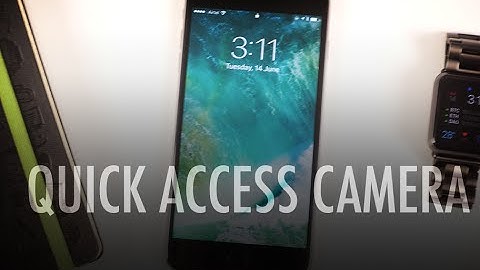 Quick Camera Launch from Lockscreen on iOS 10
