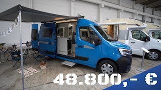 NUR 48.800,- € NAGELNEU ! VOLKS-WOHNMOBIL AHORN VAN 550 2023 mit XL Bad inkl. Dusche und Küche.