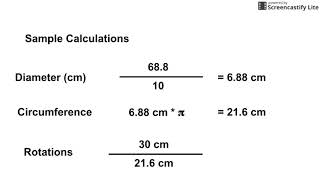 How to calculate rotations for distance with Lego Mindstorms EV3 robots