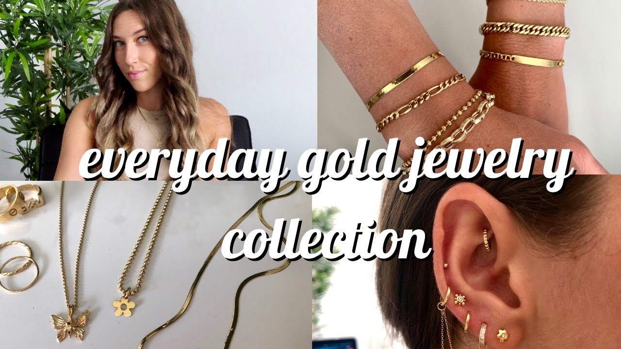 МОИ ПОВСЕДНЕВНЫЕ ЗОЛОТЫЕ УКРАШЕНИЯ ✨ *украшения, которые я НИКОГДА не снимаю
