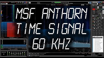 MSF Time Signal, Anthorn U.K. - 60 kHz