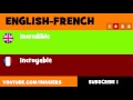 FROM ENGLISH TO FRENCH  incredible