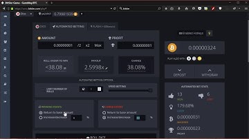 bitsler Grinding Up The Faucet Part 1! 0.00000300+ dice winning strategy revealed medium risk