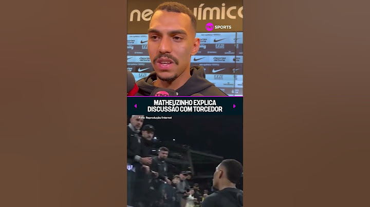 Matheusinho explica discussão com torcedor na arena. #corinthians #shorts #fy #fyp #futebol