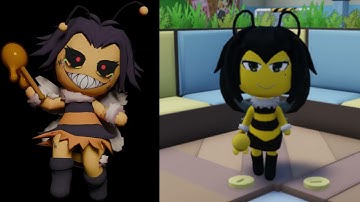 MECHA BEE DESTROYER BLASTLORD from Bug Fables featuring Queenie and her Reject