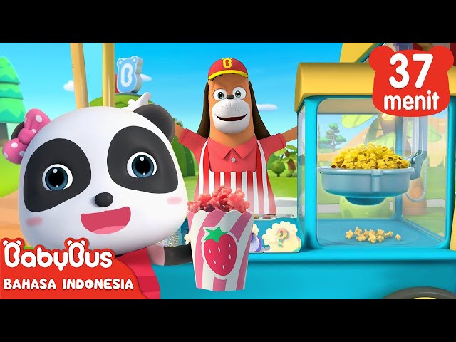 Anak-anak Yuk Datang Beli Popcorn Yang Sangat Enak | Lagu Anak-anak | BabyBus Bahasa Indonesia class=