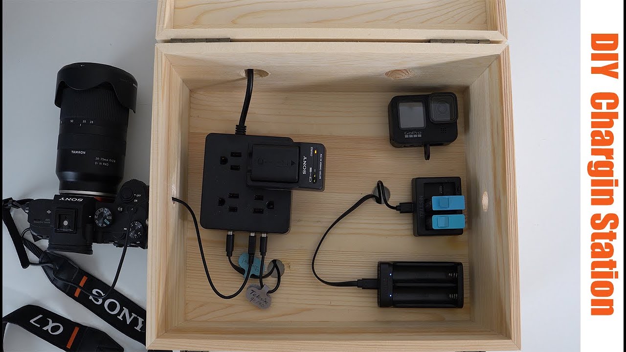DIY Charging Station box for Camera YouTube