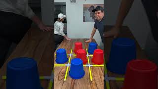 Speed Bucket Tic Tac Toe! 🪣🪣🪣 #shorts #games screenshot 3