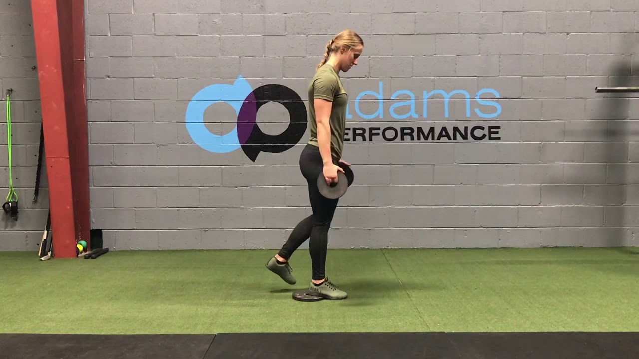 Heels-Elevated Counterweight Pistol Squat - YouTube
