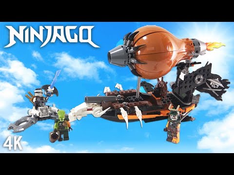 レゴニンジャゴー ドゥブルーンのツェッペリン飛行船 70603 / 天空の海賊船 Lego Ninjago 70603 Raid Zeppelin -  Speed Build Review