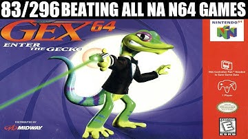 Beating All NA N64 Games - Gex 64: Enter The Gecko (83 of 296)