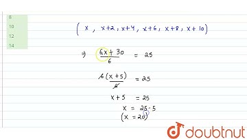 If the average of 6 consecutive even numbers is 25, the difference between the largest and the ...