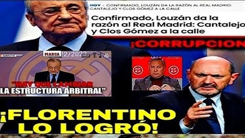 💥REAL MADRID Y FLORENTINO PÉREZ CAMBIAN LA ESTRUCTURA ARBRITAL|VINICIUS,GONZALO Y ARDA🔝|Laporta😡