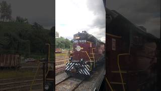 TVRM #5109 & #2004 run around the train before reversing into Copperhill! #shorts #train #railroad