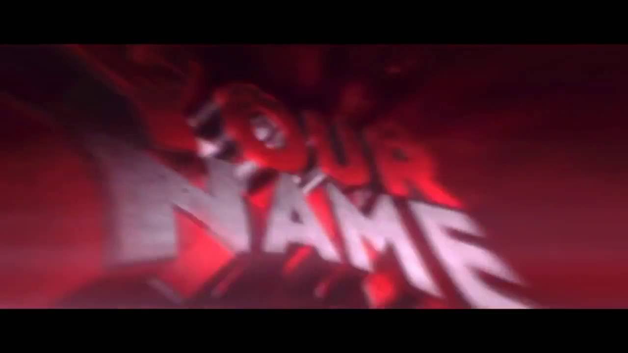 AWESOME 3D Red Intro Template #29 [C4D & After Efects] - YouTube