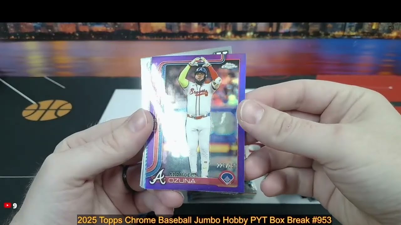 3-25-26 2025 Topps Chrome Baseball Jumbo Hobby PYT Box Break #953 - 3 AUTO BREAK!