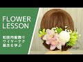 【和装用髪飾りパーツの作り方】数種のワイヤーテクニック：お正月のお花で練習してみよう♪