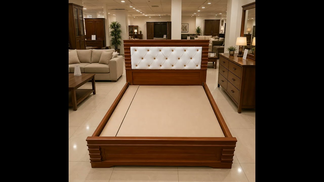 120m Modern Wooden Bed | New Design | Affordable Price