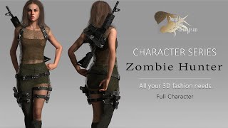CC3&CC4 / iClone7&iClone8 – Female Zombie Hunter screenshot 5