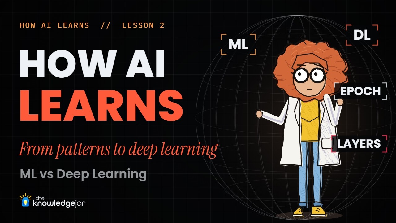 How Does AI Learn? Machine Learning vs Deep Learning (Lesson 2) - YouTube